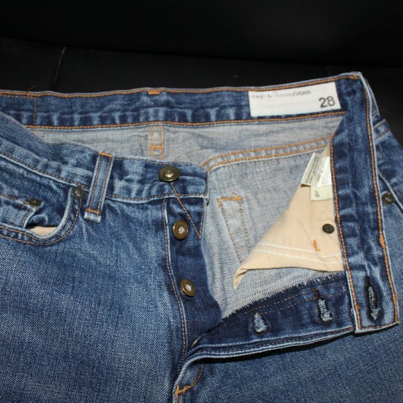 Rag & Bone  in Devon color jeans 100% cotton Made in USA  size 28 - Picture 4 of 8